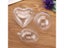 5Pcs/Set Clear Bath Bomb Molds In Round Heart Egg Shape Carousel 5