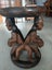 1298 CARVED TIMBER SMALL SIDE TABLE Carousel 1