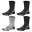 Men's Merino Wool Blend Full Cushion Socks, 4-pair TC1320 |TOUCHANDCATCH NZ Carousel 2