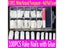 100 Pcs False Nails With Glue Case Set Acrylic Half Full Cover Nails Carousel 3