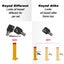 Parkero 2Key Teyp Bollard Rectangle Fold Down Car Parking Lock 80cm Safety Ba... Carousel 3
