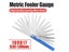 100B17 Feeler Gauge Metric Size 0.02-1mm Thickness Gauge Set Valves Foliage Of Carousel 3