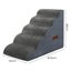 Pawz 5 Steps Pet Stairs Dog Ramp High Density Foam Non-Slip Ladder for Bed Sofa Carousel 9