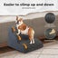 Pawz 3 Steps Pet Stairs Dog Ramp High Density Foam Non-Slip Ladder for Bed Sofa Carousel 2