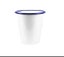 Falcon Enamel Tumbler 350ml White/Blue Carousel 1