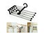 5 In 1 Magic Trouser Rack Hangers Stainless Steel Folding Pant Rack Tie Hanger Carousel 3