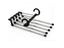 5 In 1 Magic Trouser Rack Hangers Stainless Steel Folding Pant Rack Tie Hanger Carousel 4