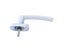 White Aluminum Alloy Window Handle With Locks Universal Door Handle Key Locking Carousel 3