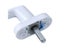White Aluminum Alloy Window Handle With Locks Universal Door Handle Key Locking Carousel 5