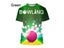 New Men Women Summer Bowling 3D Printing T-Shirt Casual Short Sleeve Fashion Carousel 6