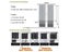 Custom Size Luxurious Chiffon White Sheer Curtains Tulle For Living Room Carousel 4