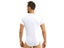 Men Adults Slim Bodybuilding Undershirts Round Neck Short Sleeve Press Crotch Carousel 7