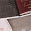 Fashion Women Men Passport Cover Pu Leather Marble Style Travel ID Credit Card Carousel 6