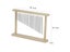 20 Notes Wind Chime Solid Aluminum Tube Material Wooden Holder Singing Tube Carousel 6