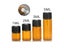 10PC Empty Amber Glass Essential Oil Bottle Laboratory Glass Perfume Bottle Oil Carousel 3