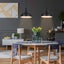 Black Pendant Light Industrial Fixtures Metal Hanging Ceiling Light Carousel 5