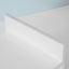 White Monitor Stand Desk Organizer With 2 Drawers Carousel 8