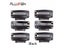 10Pcs Clips 9-Teeth Snap-Comb Wig Clips With Rubber For Hair Extension Wigs Carousel 6