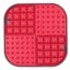 Red Slomo Dog Cat Slow Treat Dog Feeding Dispensing Mat Boredom Breaker Carousel 2