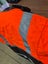 Far South Dacre HiViz Oilskin Short Sleeve Vest Hood Carousel 3