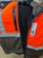 Far South Dacre HiViz Oilskin Short Sleeve Vest Hood Carousel 4