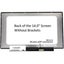 14.0" 1366x768 30Pin LCD Matte Screen Panel (Without Screw Holes) /12 Month Carousel 1