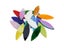 20Pcs Mixed Color Leaf Mosaic Tiles For DIY Coaster Lamp Wall Decoration Carousel 5