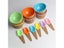 New 1Set Kids Ice Cream Bowl Spoon Set Durable Children Gifts Lovely Dessert Carousel 3