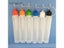 Chzimade 5Pcs Colorful 30ml Refillable Squeezable Needle Bottle Point Line Diy Carousel 5