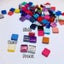 100pcs Glitter Shiny Glass Mosaic Tiles 1cm Square 0.4cm Thickness DIY Crafts Carousel 5