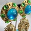Huge 1980s Vintage Designer Signed 'CRAFT' (USA) Statement Earrings Carousel 11