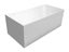 Park Ave 1500mm Freestanding Square Bath with Right Upstand Carousel 1