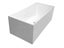 Park Ave 1500mm Freestanding Square Bath with Right Upstand Carousel 2