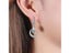 Female Fashion Star Moon Earrings 925 Sterling Silver White Sapphire Pink Blue Carousel 8