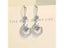 Female Fashion Star Moon Earrings 925 Sterling Silver White Sapphire Pink Blue Carousel 1