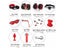 Sex Handcuffs Nipple Clamps Whip Mouth Gag Sex Mask Anal Plug Vibrator BDSM Carousel 7