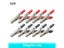 Insulated Crocodile Clip Plastic Handle Cable Lead Test Charging Clamp Metal Carousel 3