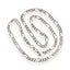 SALE | NZ Sterling Silver 3-1 Figaro Chain Length 60cm. R # 629 Carousel 1