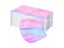 10/50PCS Children Colorful Space Galaxy Print 3-layer Non Woven Disposable Mask Carousel 5