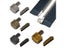 5 Sets/Lot Metal Repair Zipper Stopper Open End DIY Sewing Zipper Accessories Carousel 6