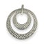 SALE | Sterling Silver Lovers' Rings Pendant with Cubic Zirconia. 513 Carousel 2