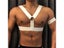 Sexy Men's Body Chest Harness Bondage Halter Neck Lingerie With Elastic Carousel 5