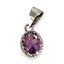 SALE | Sterling Silver Amethyst Oval Pendant. R # 520 Carousel 1