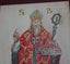 +++ SIGNED ORIGINAL RELIGIOUS " SAINT BLAISE? " PAINTING +++ Carousel 6