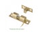 Furniture Door Latch Solid Brass Spring Ball Catch 1-1/2 2 Inch Options With Carousel 4