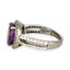 SALE | As New Sterling Silver Teardrop Ring Amethyst & Cubic Zirconia. 569 Carousel 4