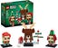 $1 RESERVE LEGO 40353 Brickheadz Reindeer, Elf and Elfie Carousel 2