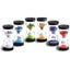 Colorful Hourglass Set Glass Timer For School, Office - 6 Pieces Carousel 1