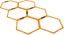 Hexagonal Speed Agility Training Ladder - Sport Equipment for Footwork and Fitne Carousel 1