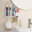 Adhesive Electric Toothbrush Holder Wall Mounted Razor Hanger Bathroom Organizer Carousel 2